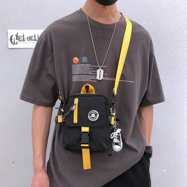 Vīriešu tekstila soma ar garu rokturi