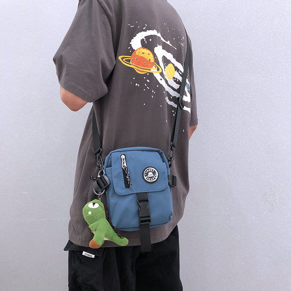 Vīriešu tekstila soma ar garu rokturi