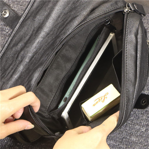 Ikdienas vīriešu soma ar regulējamu plecu rokturi