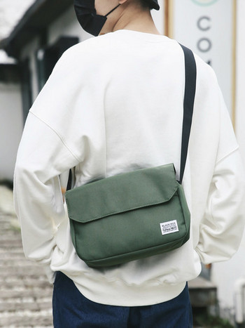Ежедневна мъжка чанта с емблема 