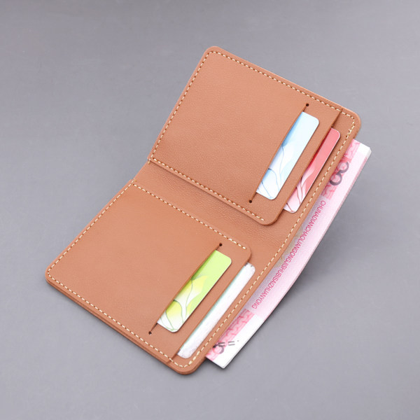 Vīriešu maks no eko ādas, parasts modelis