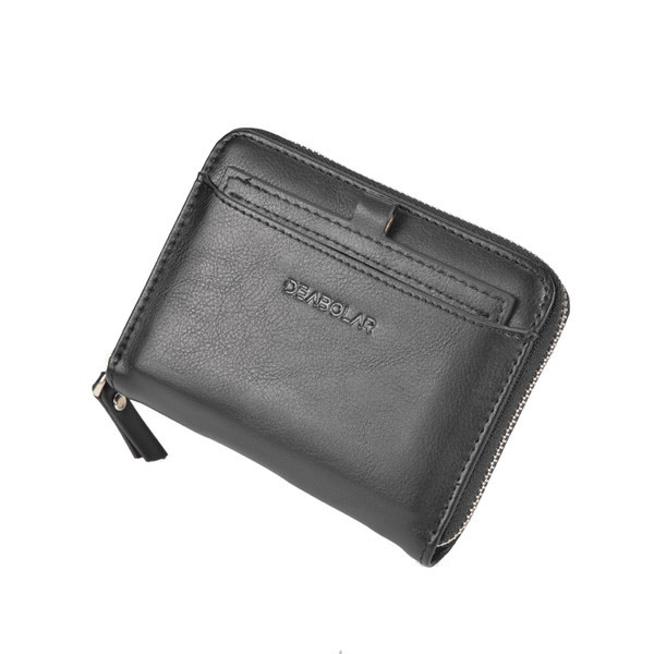 Moderns ādas maks ar rāvējslēdzēju vīriešiem