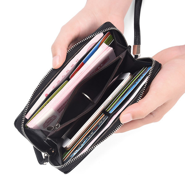 Meeste nahast rahakott aplikatsiooniga