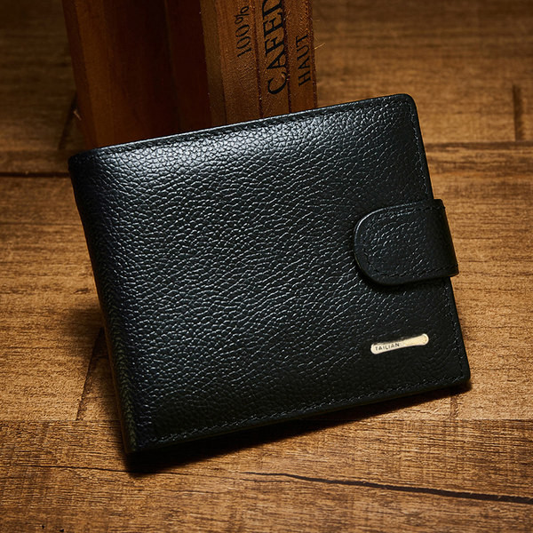 Uus mudel meeste nahast rahakott metallkinnitusega