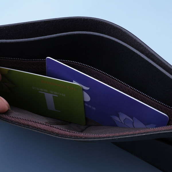 Vīriešu maks ar kredītkaršu nodalījumiem