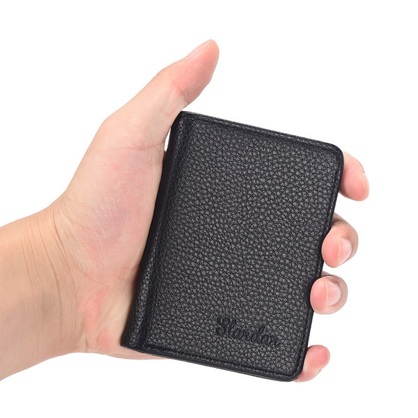 Meeste nahast rahakott - kaardipesaga