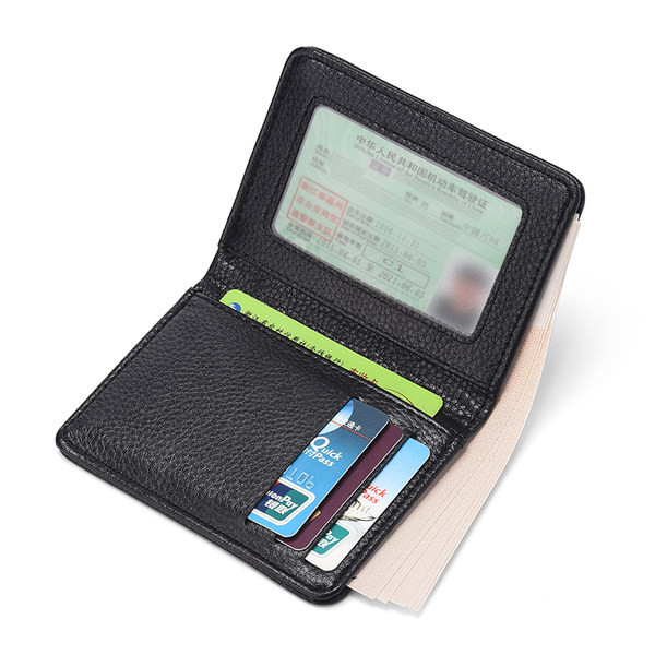 Meeste nahast rahakott - kaardipesaga