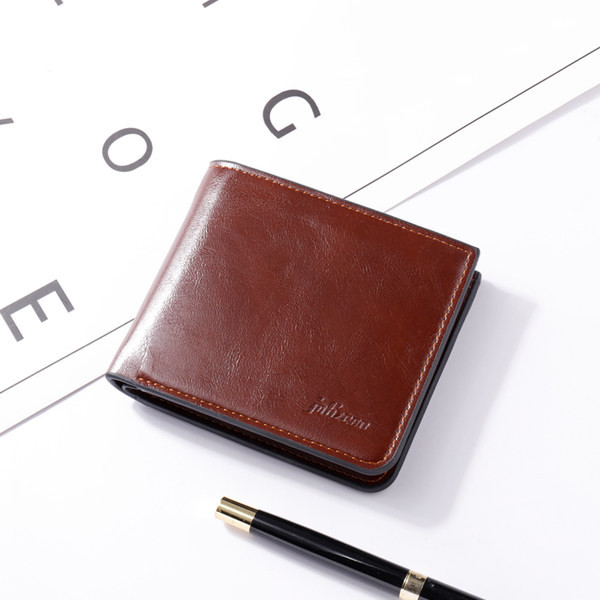 Vīriešu ādas maks - divi modeļi