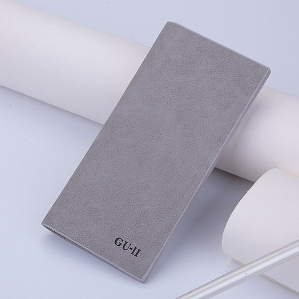 Õhuke kunstnahast meeste rahakott kirjaga