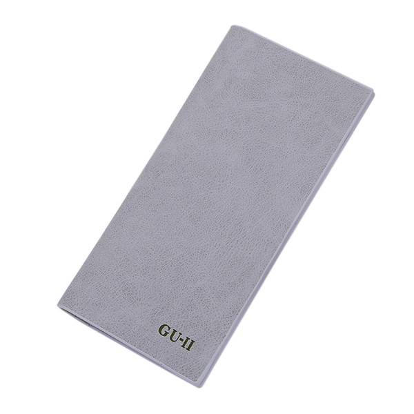 Õhuke kunstnahast meeste rahakott kirjaga