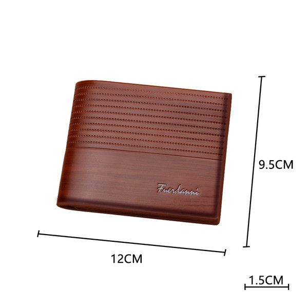 Férfi bőr pénztárca rekesszel személyes iratok és bankkártyák számára