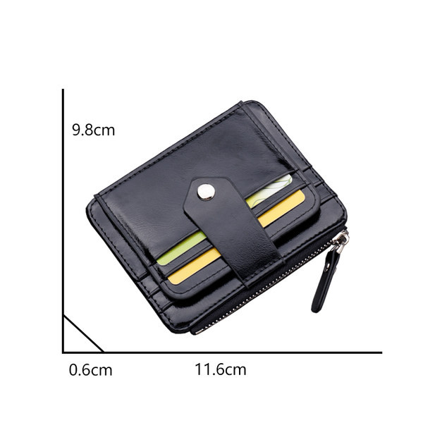 Ādas maks ar kredītkaršu nodalījumiem un monētu kabatu