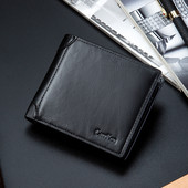 Jauna modeļa vīriešu ādas maciņš trīs krāsās