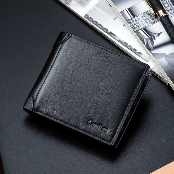 Jauna modeļa vīriešu ādas maciņš trīs krāsās