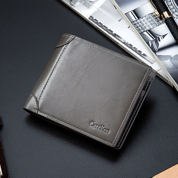 Jauna modeļa vīriešu ādas maciņš trīs krāsās