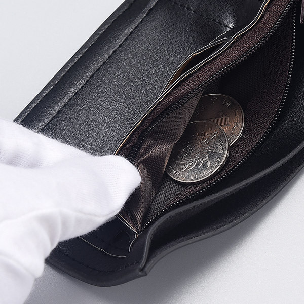 Ādas maks divās krāsās - vīriešiem