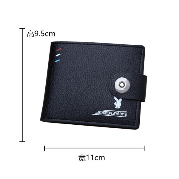 Vīriešu maks ar metāla aizdari no eko ādas