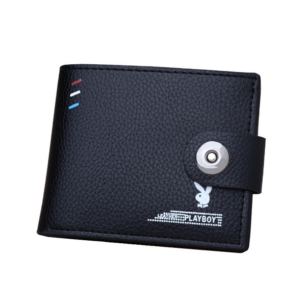 Vīriešu maks ar metāla aizdari no eko ādas