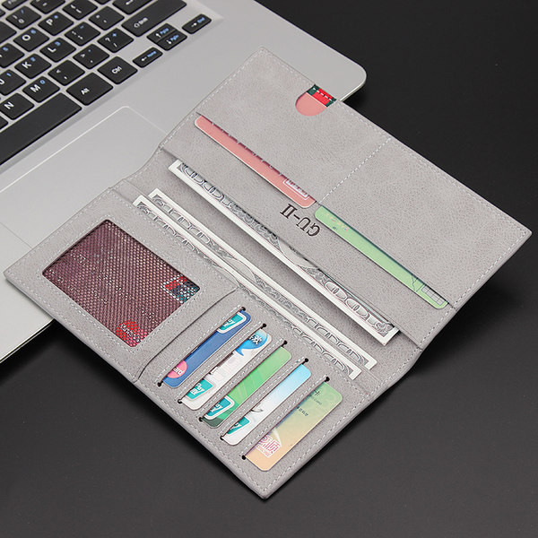 Plāns vīriešu maks no eko ādas - divi modeļi