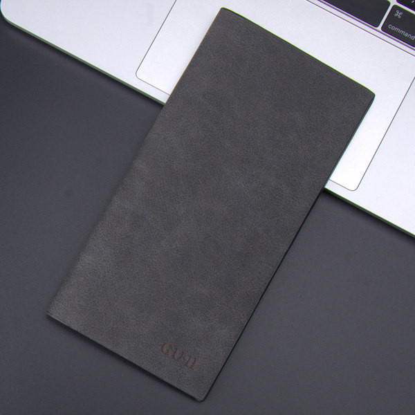 Plāns vīriešu maks no eko ādas - divi modeļi