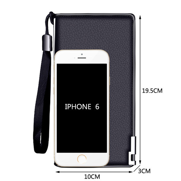 Elegants vīriešu maks ar īsu rokturi