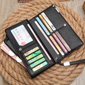 Meeste rahakott lahtritega raha ja kaartide jaoks