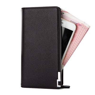 Meeste rahakott lahtritega raha ja kaartide jaoks