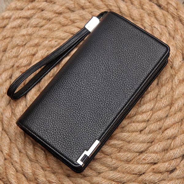 Meeste rahakott lahtritega raha ja kaartide jaoks