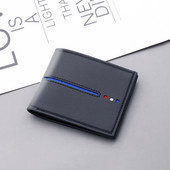 Nahast meeste rahakott kahes värvitoonis