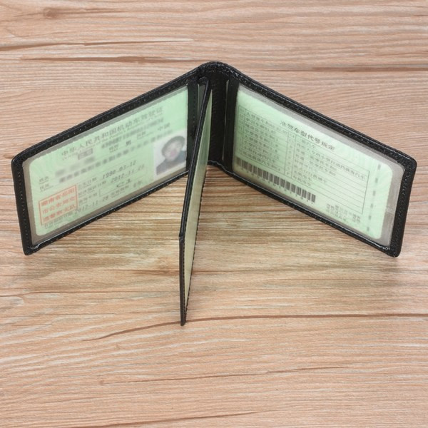 Neliels vīriešu maciņš no eko ādas personīgajiem dokumentiem un kartēm