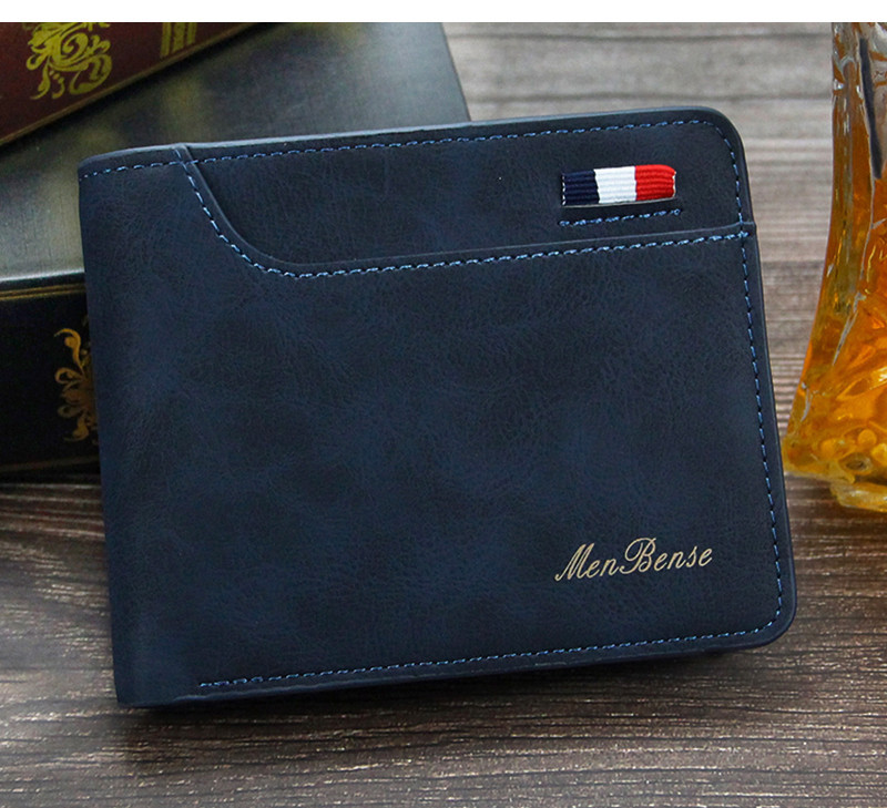 Vīriešu ādas maks no eko ādas ar nodalījumiem kartēm un banknotēm