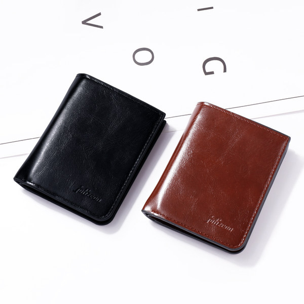 Vīriešu maks no eko ādas - divi modeļi