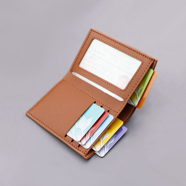 Vīriešu eko ādas maks ar karšu nodalījumu