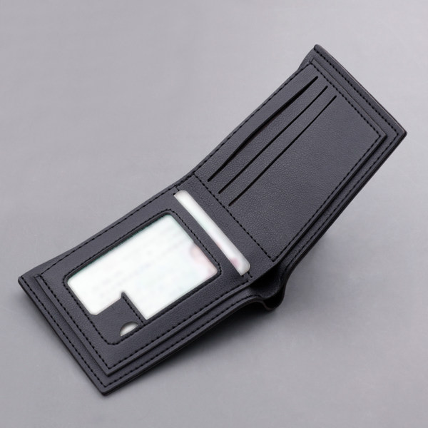 Vīriešu maks no eko ādas ar uzrakstu - divi modeļi