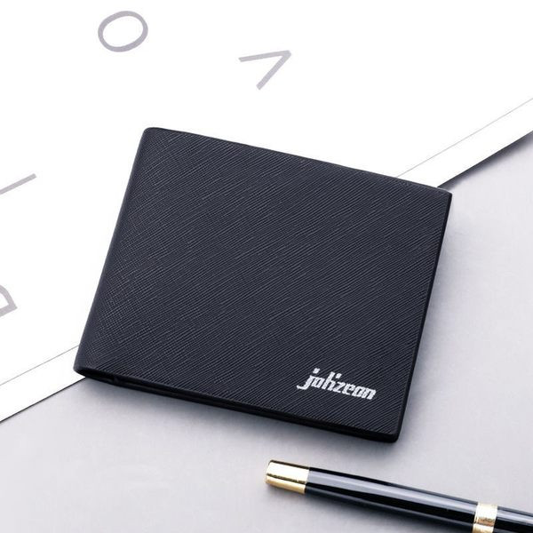 Vīriešu maks no eko ādas ar uzrakstu