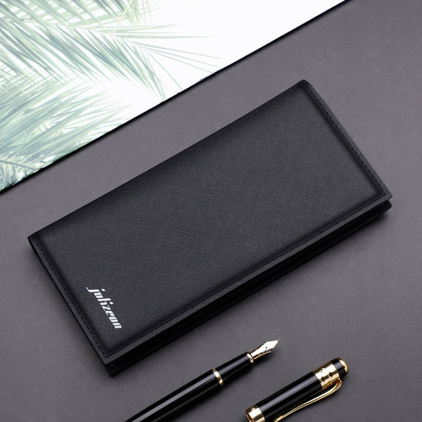 Férfi műbőr pénztárca felirattal