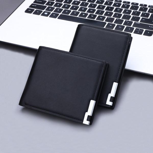 Meeste rahakott kaks mudelit valmistatud ökonahast metallelemendiga