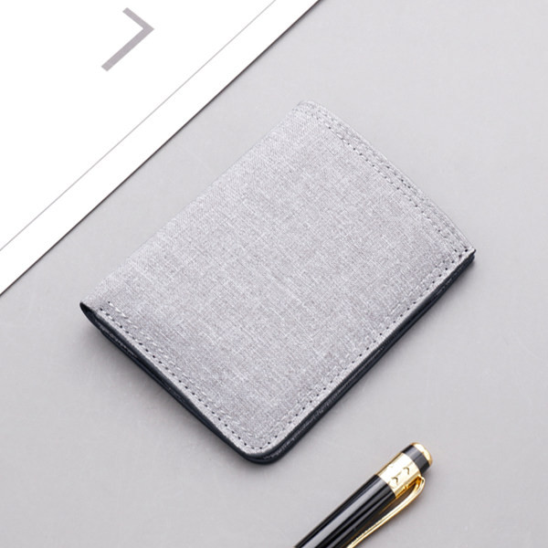 Vīriešu maks no tekstila vienkrāsaina modeļa