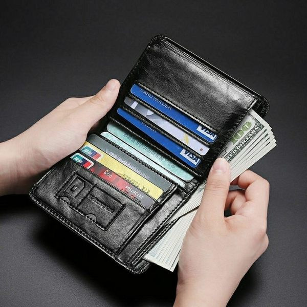 Elegáns bőr pénztárca férfiaknak