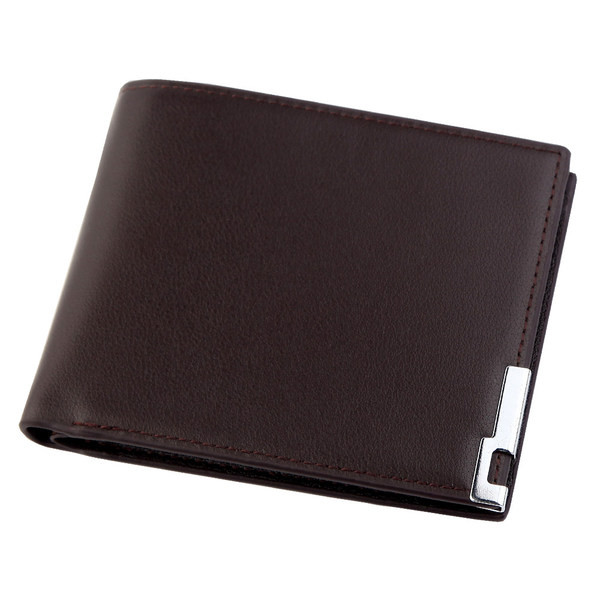 Vīriešu maks ar metāla elementu