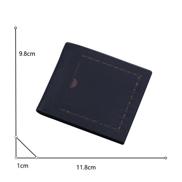 Vīriešu ādas maka jauns modelis no eko ādas