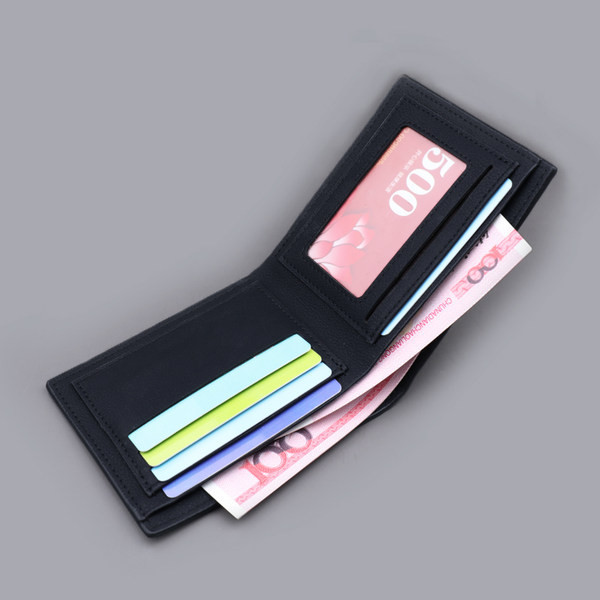 Vīriešu ādas maka jauns modelis no eko ādas