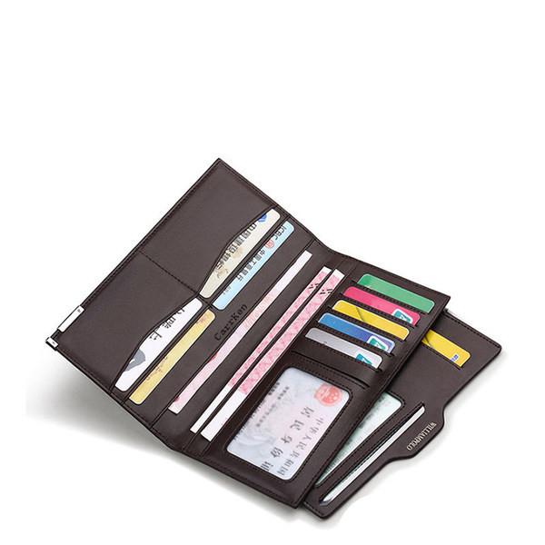 Daudzfunkcionāls mākslīgās ādas maks vīriešiem