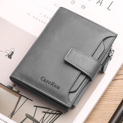 Naujo modelio vyriška piniginė su keliais skyreliais - eko oda