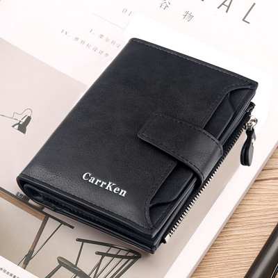 Naujo modelio vyriška piniginė su keliais skyreliais - eko oda