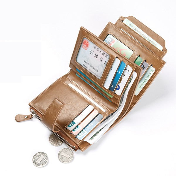 Naujo modelio vyriška piniginė su keliais skyreliais - eko oda