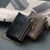 Moodne nahast lukuga rahakott