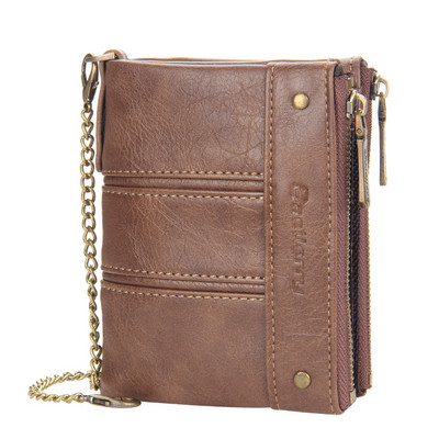 Moodne nahast lukuga rahakott