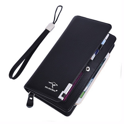 Naujo modelio vyriška piniginė ir užsegimas sagute ir užtrauktuku