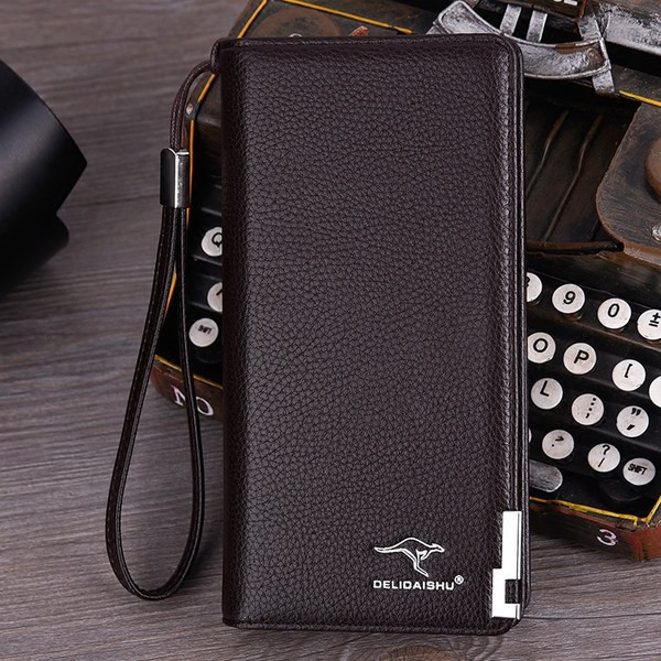 Naujo modelio vyriška piniginė ir užsegimas sagute ir užtrauktuku